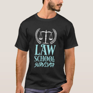 T-shirt AVOCATS : Survivant de la faculté de droit