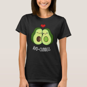 T-shirt Avocuddin Drôle Avocado Couple Pun Dark BG