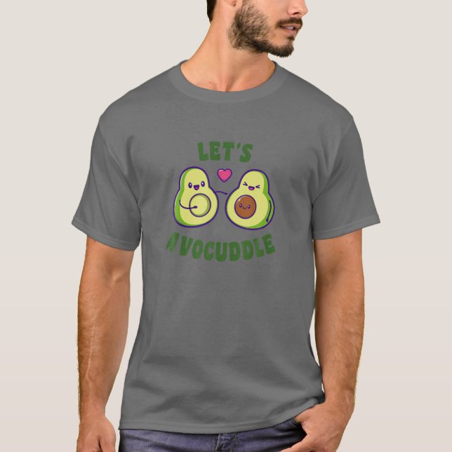T-shirt Avocuddle Funny Avocado Lover Vegan Funny Fo (Devant)