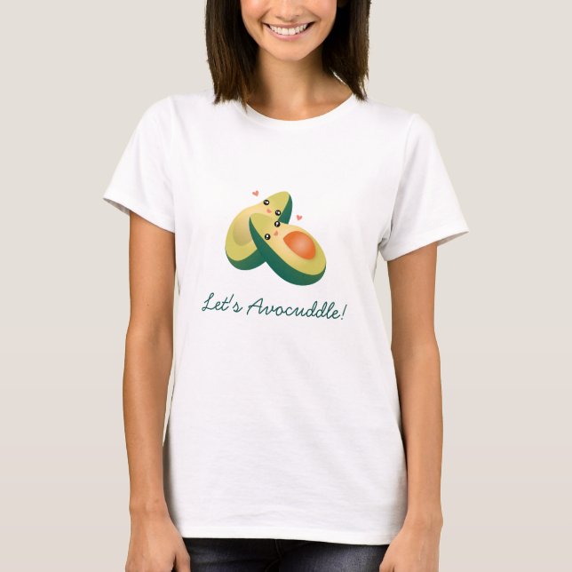 T-shirt Avocuddle Funny mignon Avocados Humour de jeu de m (Devant)