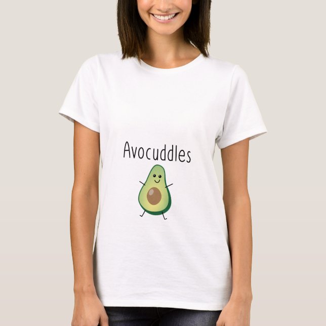 T-shirt Avocuddles Maternity Shirt (Devant)