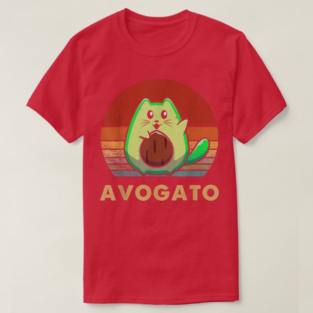 T-shirt Avogato Avocado Cats Funny Cinco De Mayo Meican Pa (Design devant)