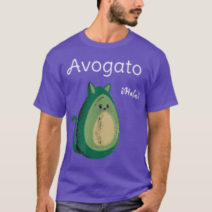 T-shirt Avogato Avocado Chat Amateurs de nourriture