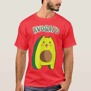T-shirt Avogato Avocado Cute Foody Vegan Guacomole Cute L