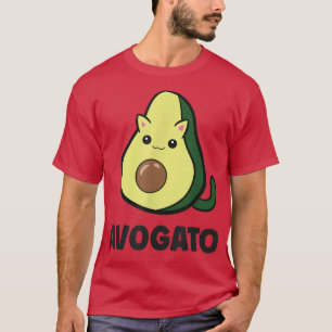 T-shirt Avogato Cute Avocado Cat Cinco De Mayo Avocado