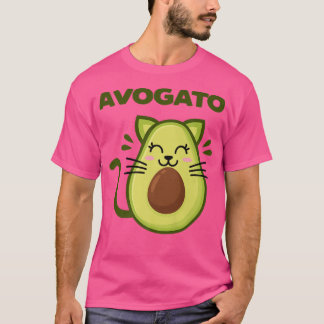 T-shirt Avogato Cute Kawaii Avocado Cat Mashup Cinco De Ma