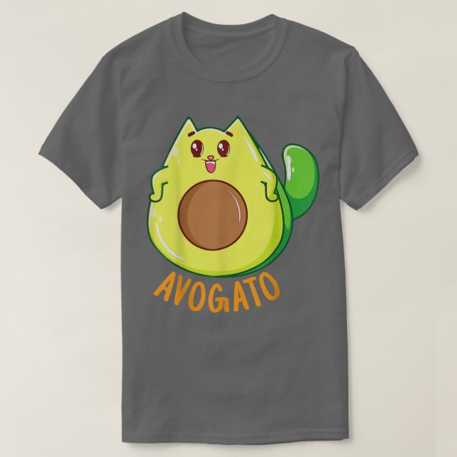 T-shirt Avogato Funny Cat Avocado Cinco De Mayo Cat Lady C (Design devant)