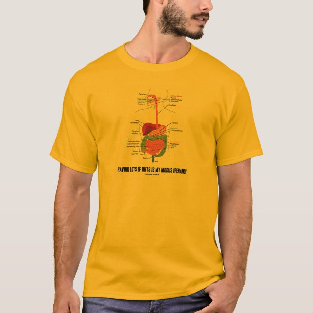 T-shirt Avoir Beaucoup D'Astuces Est Mon Modus Operandi (Devant)