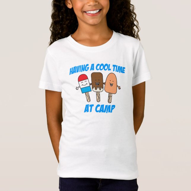 T-Shirt Avoir Du Temps Cool Au Camp Ice Pop (Devant)