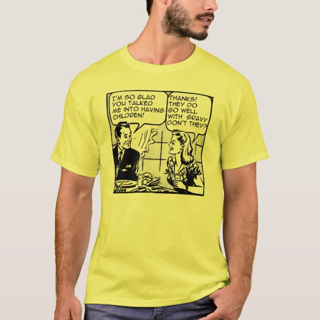 T-shirt Avoir humour drôle de chemise d'enfants le rétro (Devant)