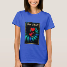 Avoir un coeur coloré, design audacieux