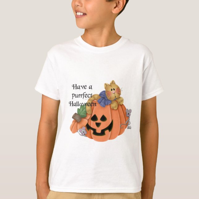 T-shirt Avoir un Sweatshirt d'Halloween (Devant)