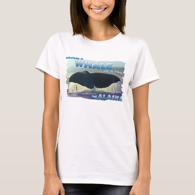 T-shirt Avoir une baleine d'un moment (Devant)