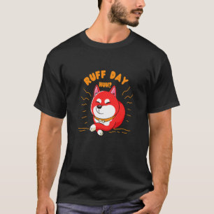 T-shirt Avoir une journée rude hein Animal japonais Shiba 