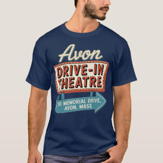 T-shirt Avon Drive-In Theatre Retro Massachusetts Drive-In