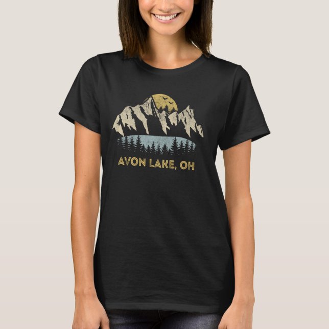 T-shirt Avon Lake Ohio Mountain Sunset Sunrise OH (Devant)