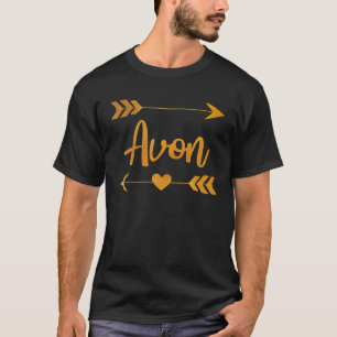 T-shirt AVON OH OHIO Funny City Accueil Racines USA Cadeau