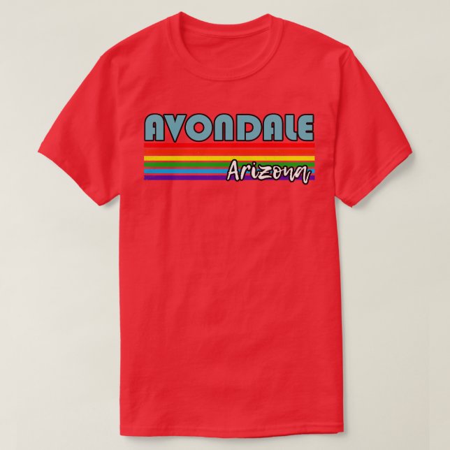 T-shirt Avondale Arizona Pride Avondale LGBT Cadeau LGBT L (Design devant)