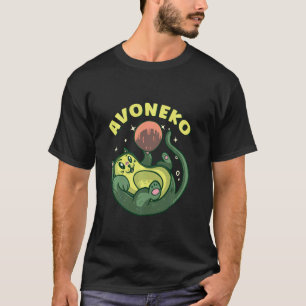 T-shirt Avoneko, amateurs de nourriture végane Chat Japona