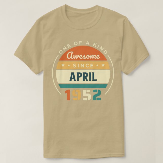 T-shirt Avril 1952 (Design devant)