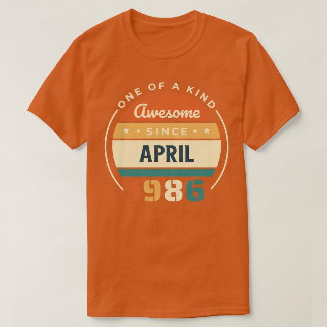 T-shirt avril 1986 (Design devant)