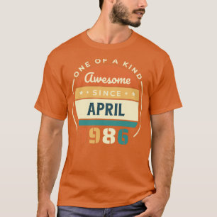 T-shirt avril 1986
