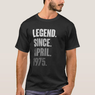 T-shirt Avril Anniversaire 48ème Décoration 48 Ans Vintag