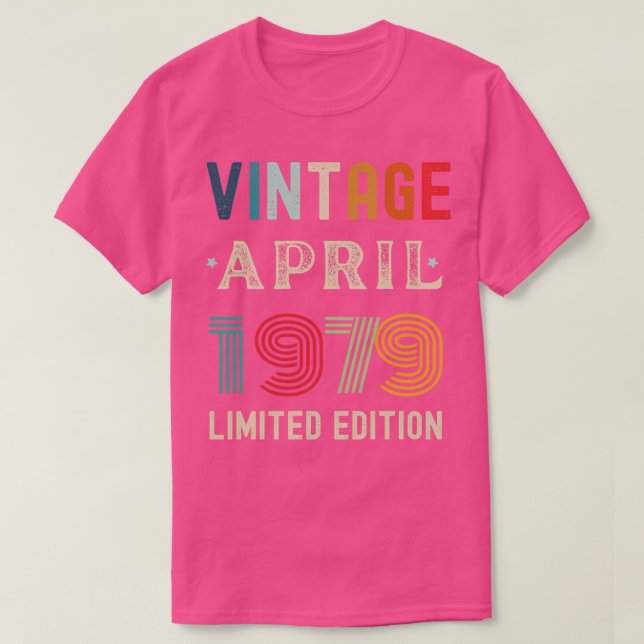 T-shirt Avril Anniversaire Cadeau 10 (Design devant)