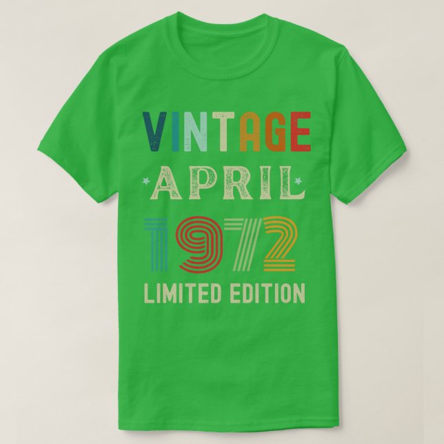 T-shirt Avril Anniversaire Cadeau 21 (Design devant)
