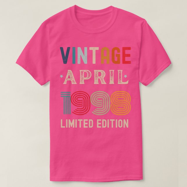 T-shirt Avril Anniversaire Cadeau 5 (Design devant)