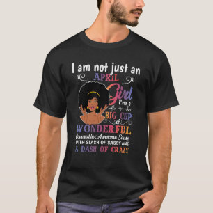T-shirt Avril Anniversaire Femmes noires Février Fille