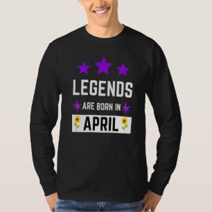 T-shirt Avril Citations D'Anniversaire Essentielles