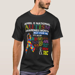 T-shirt Avril Est Le Mois De La Sensibilisation sur l'auti