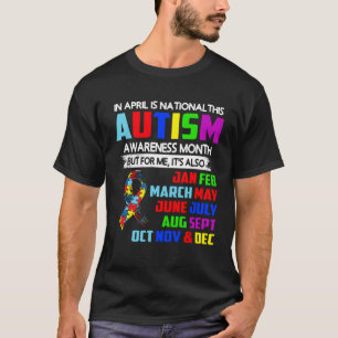 T-shirt Avril est le Mois national de la sensibilisation à