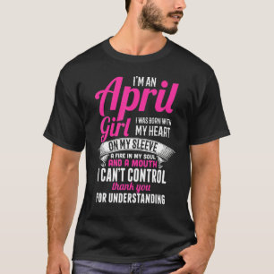 T-shirt Avril Fille Anniversaire Amusant Avril Anniversair