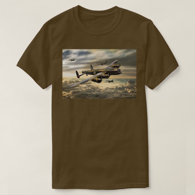 T-shirt Avro Lancaster (2)  (Design devant)