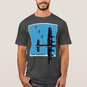 T-shirt Avro Lancaster Bomber Avion 2ÈME GUERRE MONDIALE a