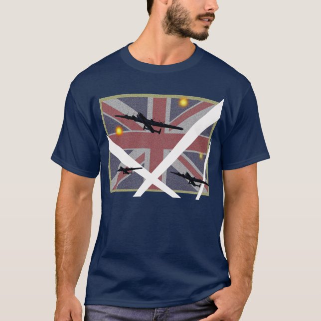 T-shirt Avro Lancaster Union Jack Tee (Devant)
