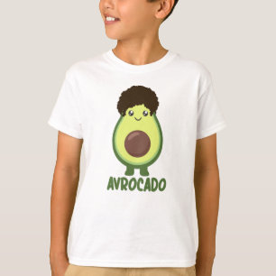 T-shirt Avrocado Avocado Word Jeu Drôle Nourriture Verte