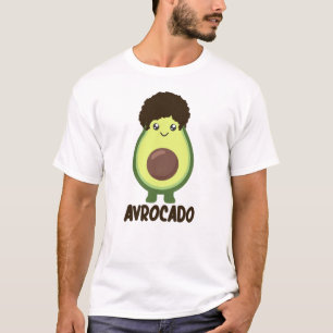 T-shirt Avrocado Avocado Word Jeu Drôle Nourriture Verte