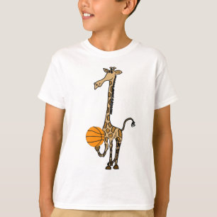 T-shirt AW girafe avec une chemise de basket-ball