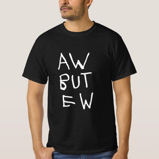 T-shirt Aw Mais Ew Blackt-shirt (Devant)