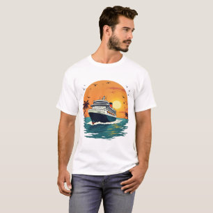 T-shirt Aw Ship C'est un voyage en famille 2025 - croisièr