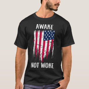 T-shirt Awake Not Woeranti Censorship Annuler la culture