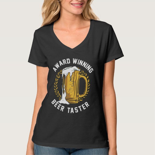 T-shirt Award Winning Beer Taster (Devant)