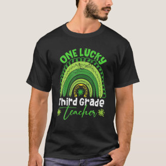 T-shirt Awesome Arc En Ciel St Patrick'S Day Love Troisièm