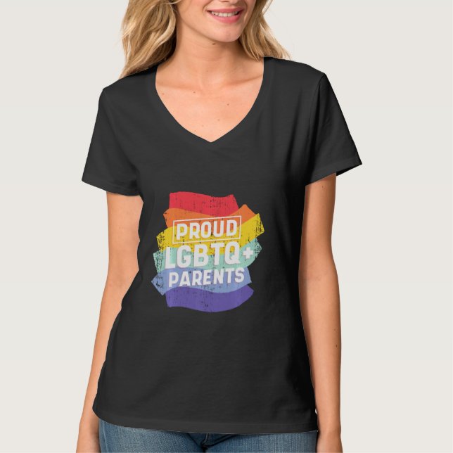 T-shirt Awesome Be You Lgbtq Fiers Parents Rainbow Pride C (Devant)