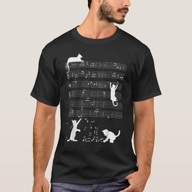 T-shirt Awesome Ca Music Note de musique Clef Musicien (Devant)