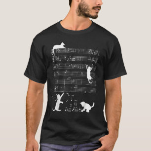 T-shirt Awesome Ca Music Note de musique Clef Musicien