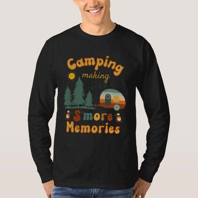 T-shirt Awesome Camping Making S more Memories Camping (Devant)